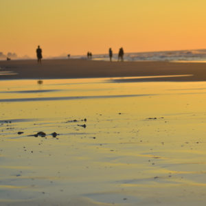 Surfside sunrise on the water